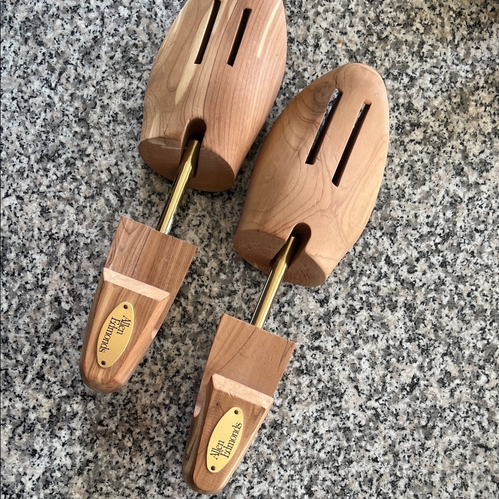 Allen Edmonds Natural Cedar Shoe Trees with Brass Hardware